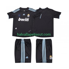 Jalkapallo Pelipaidat/Peliasut Real Madrid 2009 2010 Retro Lasten Vieraspaita Lyhythihainen